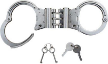 Dual-unlocking handcuff SK160-B-S Model