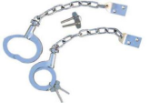 Special handcuff for inquest chair