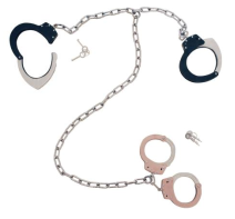 Plate-type fetters connecting hands with feet G Model 